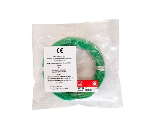 RS PRO 緑 50m 28 AWG 1リール(50m入) 207-7140