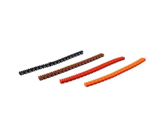 RS PRO  ケーブルマーカアクセサリー 茶地に白 1箱（1200個入） 1箱(1200個入) 215-3056 治療機器-医薬品・コンタクト・介護