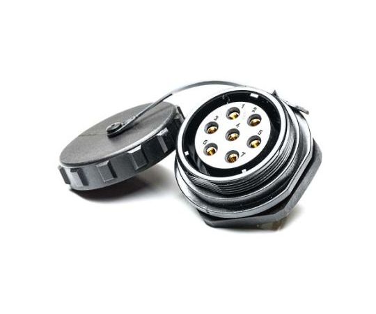 RS PRO 丸型コネクタ 7極 パネルマウント 1個 207-0784
