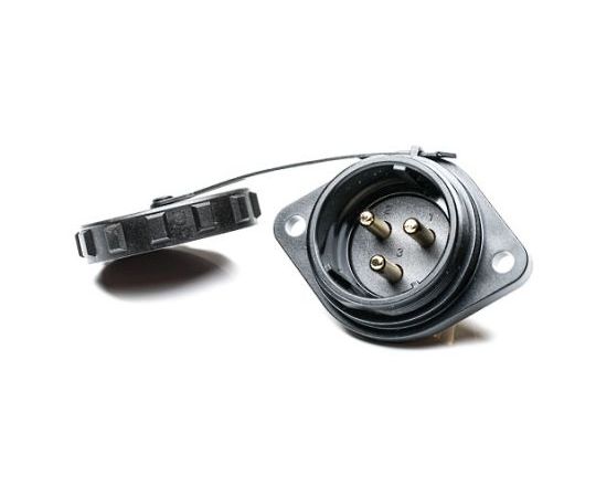 RS PRO 丸型コネクタ 3極 パネルマウント 1個 206-5231