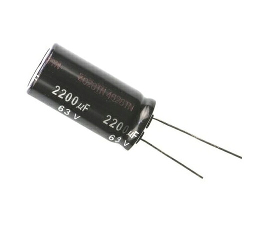パナソニック コンデンサ 2200μF 63V dc 1袋（50個入） 1袋(50個入) ECA1JHG222