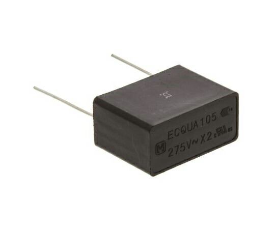 パナソニック フィルムコンデンサ 275V ac 1μF ±20％ 1袋（100個入） 1袋(100個入) ECQUAAF105M
