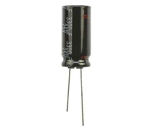 パナソニック コンデンサ 3300μF 25V dc 1袋（200個入） 1袋(200個入) EEUHD1E332