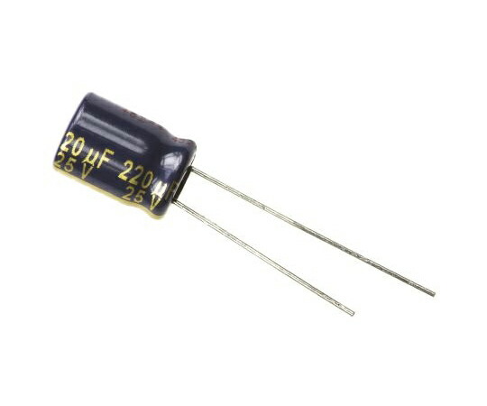 パナソニック コンデンサ 220μF 25V dc 1袋（200個入） 1袋(200個入) EEUFC1E221