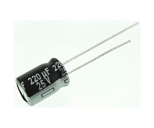 パナソニック コンデンサ 220μF 25V dc 1袋（200個入） 1袋(200個入) ECA1EHG221