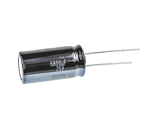 パナソニック コンデンサ 6800μF 25V dc 1袋（100個入） 1袋(100個入) EEUHD1E682