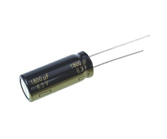 パナソニック コンデンサ 1800μF 6.3V dc 1袋（200個入） 1袋(200個入) EEUFC0J182