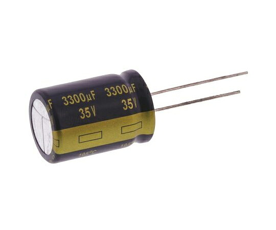パナソニック コンデンサ 3300μF 35V dc 1袋（50個入） 1袋(50個入) EEUFK1V332S