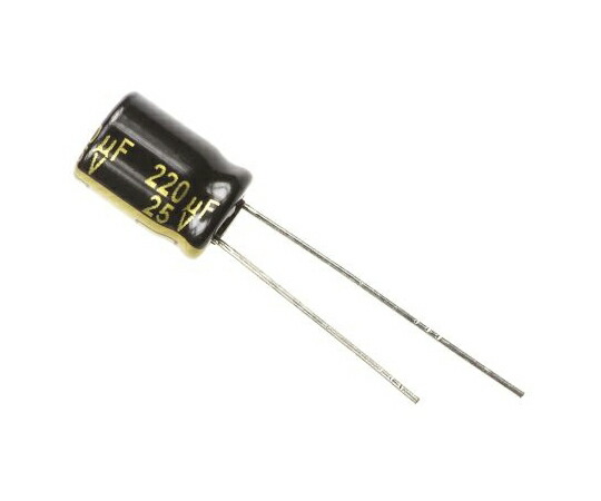 パナソニック コンデンサ 220μF 25V dc 1袋（200個入） 1袋(200個入) EEUFM1E221