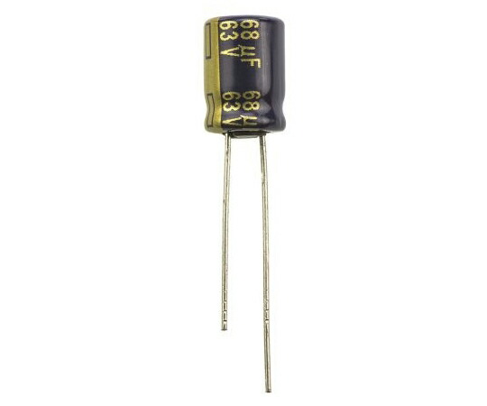 パナソニック コンデンサ 68μF 63V dc 1袋（200個入） 1袋(200個入) EEUFC1J680