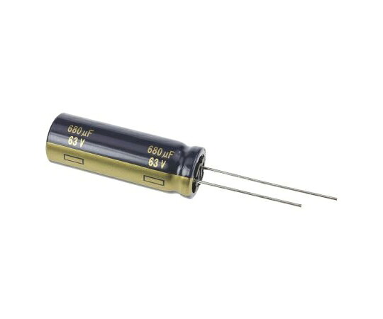 パナソニック コンデンサ 680μF 63V dc 1袋（100個入） 1袋(100個入) EEUFC1J681L