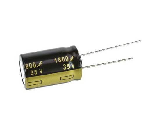 パナソニック コンデンサ 1800μF 35V dc 1袋（50個入） 1袋(50個入) EEUFM1V182