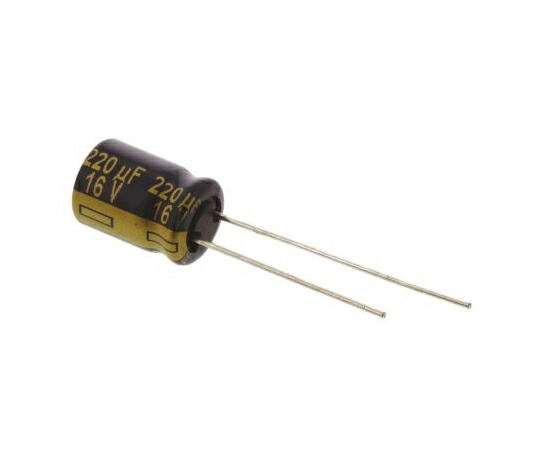 パナソニック コンデンサ 220μF 16V dc 1袋（200個入） 1袋(200個入) EEUFC1C221