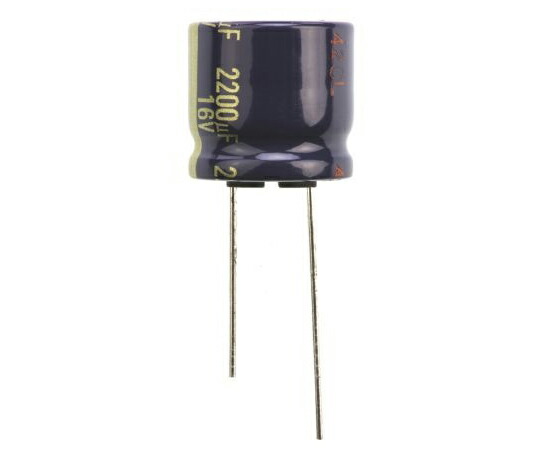 パナソニック コンデンサ 2200μF 16V dc 1袋（100個入） 1袋(100個入) EEUFK1C222S