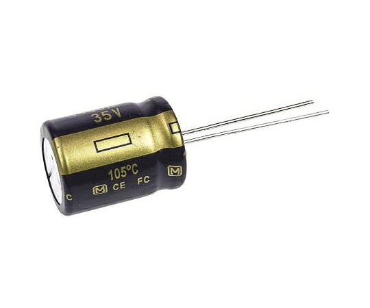 パナソニック コンデンサ 1000μF 35V dc 1袋（100個入） 1袋(100個入) EEUFC1V102S