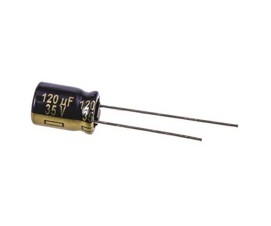 パナソニック コンデンサ 120μF 35V dc 1袋（200個入） 1袋(200個入) EEUFC1V121