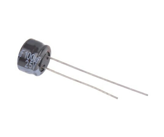 パナソニック コンデンサ 100μF 25V dc 1袋（200個入） 1袋(200個入) ECEA1EKS101