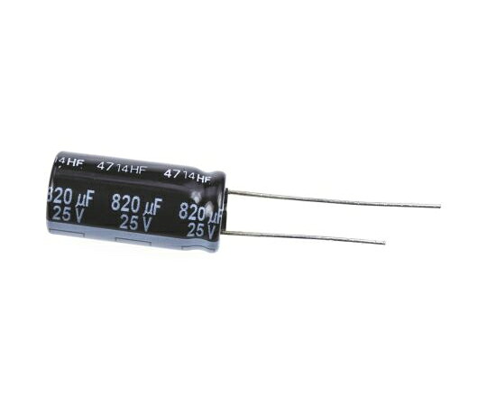 パナソニック コンデンサ 820μF 25V dc 1袋（200個入） 1袋(200個入) EEUFR1E821