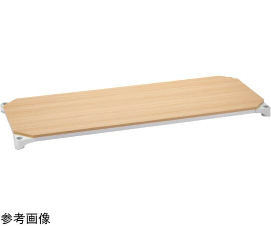 エレクター ベーシックシリーズウッドシェルフ W900×D600mm ナチュラルウッド ホワイトフレーム 棚用 1枚 B2436MNW1