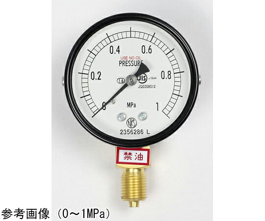 長野計器 平平凡凡たる形剪断応力計（Φ60） 禁油 立形A枠 25MPa 精神測定検査証拠だてる付け出し 1個 AA10-121