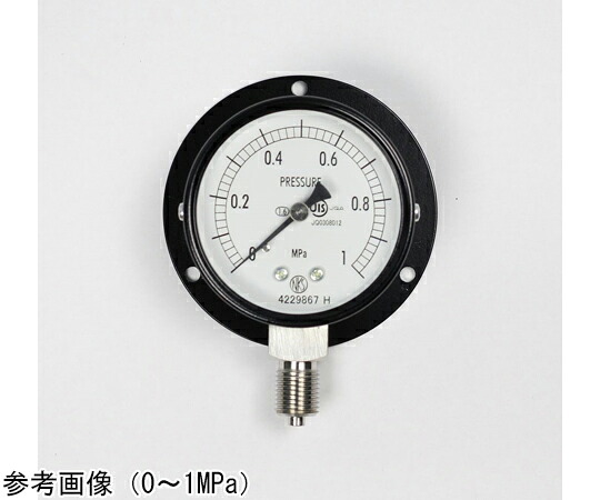 長野計器 普通形圧力計(Φ60) 立形B枠 10MPa 検査証明書付 1個 AA10-223