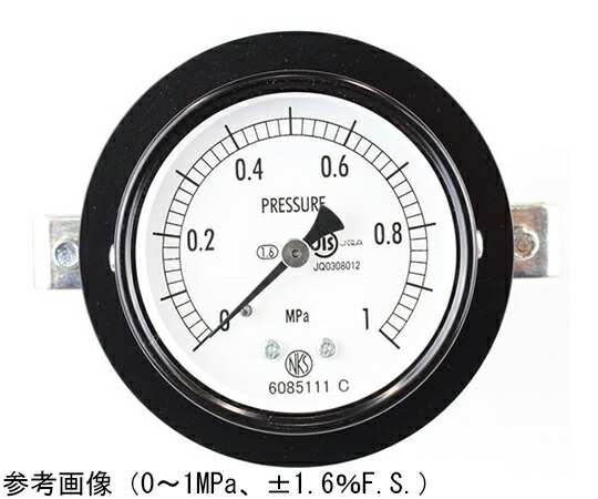 長野計器 決まり切った形翦断応力計（Φ60） 埋込形D枠（初っ切り金具） -0.1～1.5MPa 精神測定検査証拠だてる検面調書 1個 AA15-121