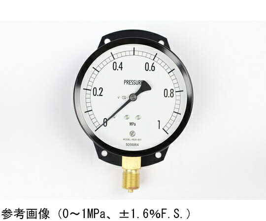 長野計器 決まり切った形剪断応力計（Φ100） 立形C枠 耐振用 -0.1～0.3MPa 精神測定検査証拠立てる書き出し 1個 AE20-831