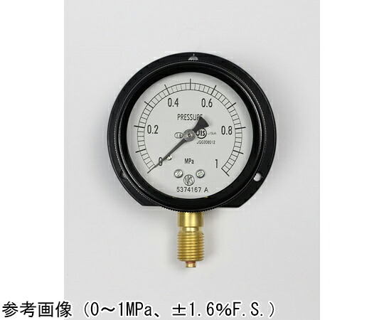 長野計器 密閉型翦断応力計（60Φ） 立形B枠 1MPa 精神測定検査証拠立てる書き付け 1個 BA10-221