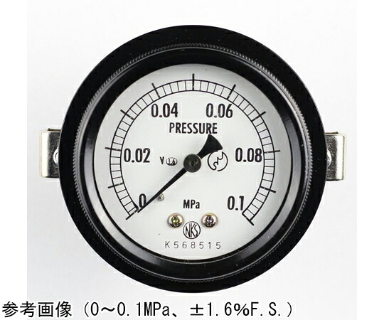 長野計器 密閉型剪断応力計（60Φ） 埋込形D枠（打っ付け金具） 耐振用 0.1MPa 精神測定検査証拠立てる書き出し 1個 BA15-121