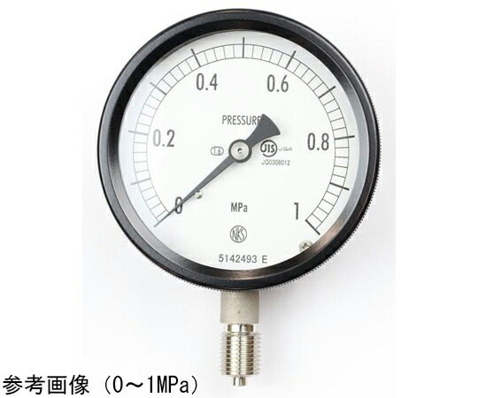長野計器 密閉型圧力計（75Φ） 立形A枠 1.6MPa 検査証明書付 1個 BC10-123