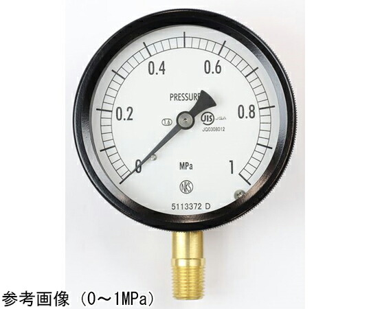 長野計器 密閉型剪断応力計（75Φ） 立形A枠 -0.1～2.5MPa 精神測定検査証拠だてる付け出し 1個 BC10-171