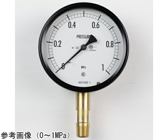 長野計器 密閉型圧力計（100Φ） 立形A枠 蒸気用 0.6MPa 検査証明書付 1個 BE10-181 19,010円
