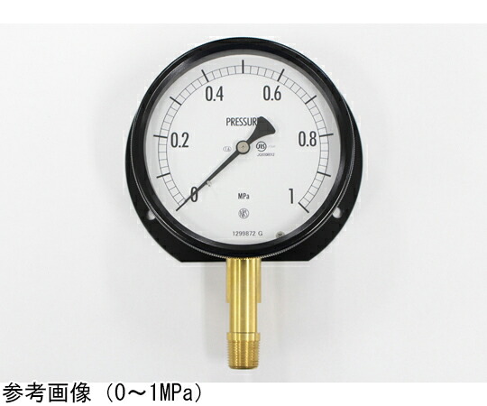 長野計器 密閉型翦断応力計（100Φ） 立形B枠 0.6MPa 精神測定検査証拠だてる検面調書 1個 BE10-281