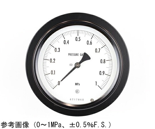 長野計器 0.5級圧力計（100Φ） 5MPa 検査証明書付 1個 GA16-131