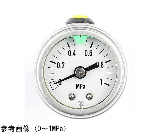 長野計器 グリセリン入小型圧力計（35Φ） 1.6MPa 検査証明書付 1個 GV95-671