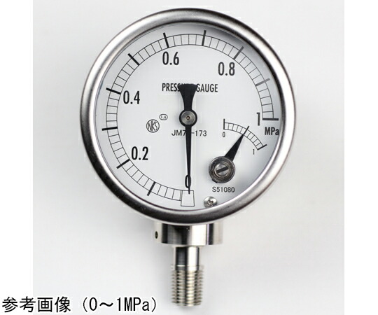 長野計器 マイクロ取り替えっこ接触点付剪断応力計（Φ75） SUS H：最大限度1接触点 6MPa 精神測定検査証拠立てる書き出し 1個 JM71-173