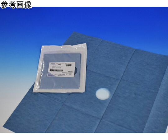 イワツキ メディカルドレープ片面吸水 DQA60606 60×60糎 6円穴 1箱(50枚入) 1箱(50枚入) 004-41140