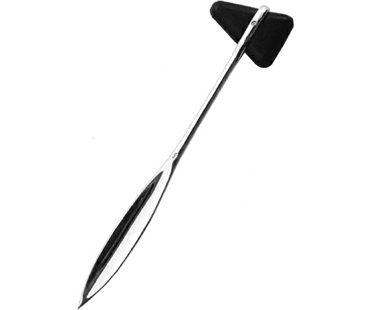 アズワンカタログ製品 テーラー米式打診器 黒色合成ゴム 1本 01-026