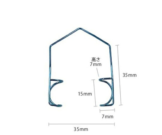 日本フリッツメディコ 開瞼器 バラッケ（チタン製）0.8mm ワイヤー 1本 TN-4765249