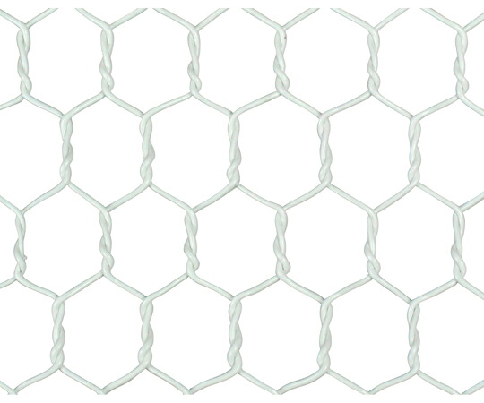 ご機嫌理論の道筋 ビニール亀甲金網 白いこと 線径0.85粍（#20）×幅450mm×長さ30m 1巻 00956408
