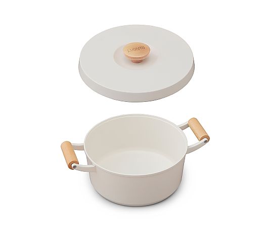アイリスオーヤマ LUONTO 24cm両手無加水鍋 1個 LUO-P24