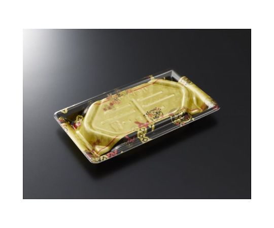中央化学 刺身容器 漁台20-11 こがねYG 身 1ケース（800枚入） 1ケース(800枚入) 00744033