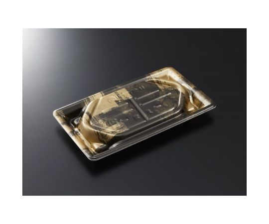 中央化学 刺身容器 漁台20-11 西陣BK 身 1ケース（800枚入） 1ケース(800枚入) 00744036