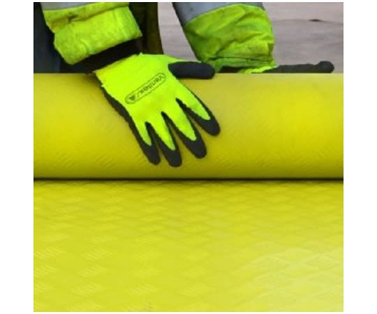 RS PRO Check Plate Hi-Viz Yellow Matting 1個 280-5459