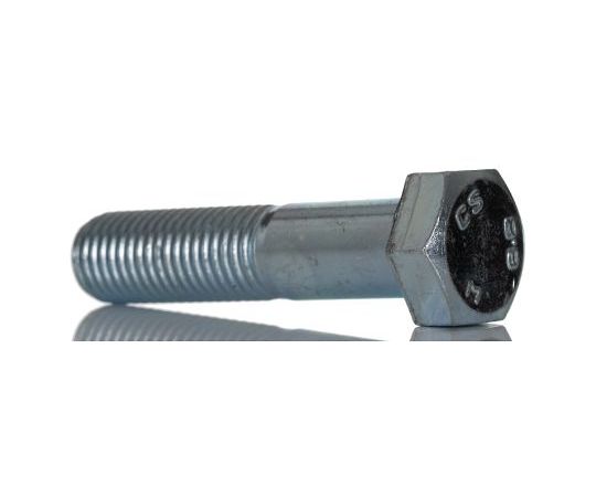 RS　Pro 六角ボルト RS PRO M16 x 70mm 光沢亜鉛めっき DIN 931 スチール 1袋（25個入） 1袋(25個入) 264-6396