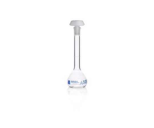 RS PRO ホウケイ酸ガラス製 細口 体積フラスク 100ml 1袋（5個入） 1袋(5個入) 251-9415