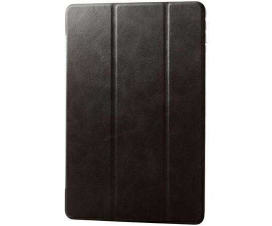 エレコム iPad 第9/8/7世代/iPad 10.2 2019年モデル用フラップケース 背面クリア ブラック 1個 TB-A19RWVBKN
