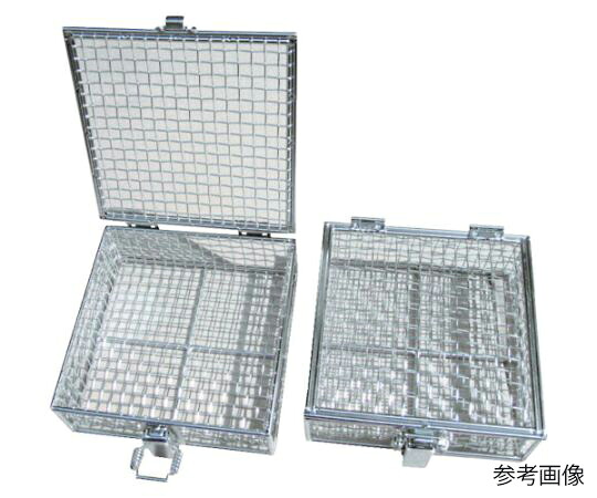 オオモリ 蝶番蓋付バスケット大 200×200×200 OM1054-52 1個