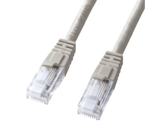 サンワサプライ 30 m LANケーブル(CAT6/つめ折れ防止/ライトグレー) EA764BB-250A 1個