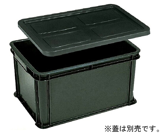 岐阜プラスチック工業 導電性コンテナー 外寸（mm）：568×399×306 内寸（mm）：513×359×300 RB-54 1個